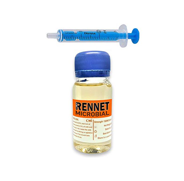CMI Microbial Rennet Coagulant Cuajo Caglio Presüre Lab 50ml - add 3ml for 10 L of milk