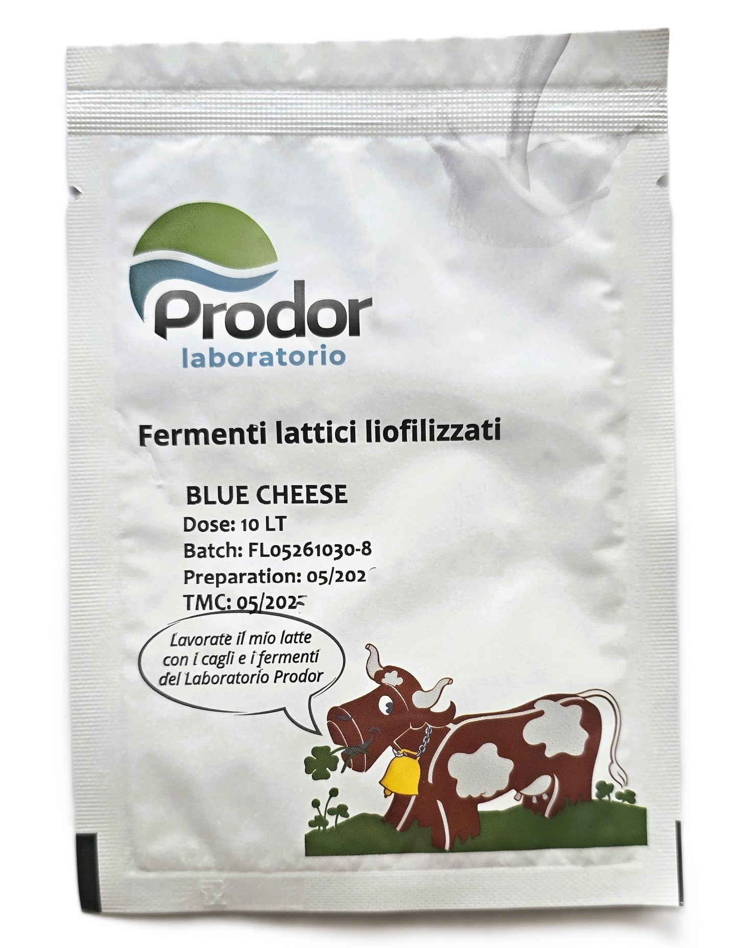 Blue Cheese Starter Culture | Ferments & Penicillium Roquefortii for Gorgonzola, Roquefort, Stilton, Goat Blue | 10 g for 10 L Milk | Freeze‑Dried Direct‑Set Culture