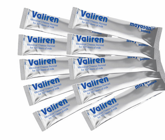10 Rennet Coagulant Granules Sticks - 1 Stick for 100 litres Milk - Cheese Making Coagulant