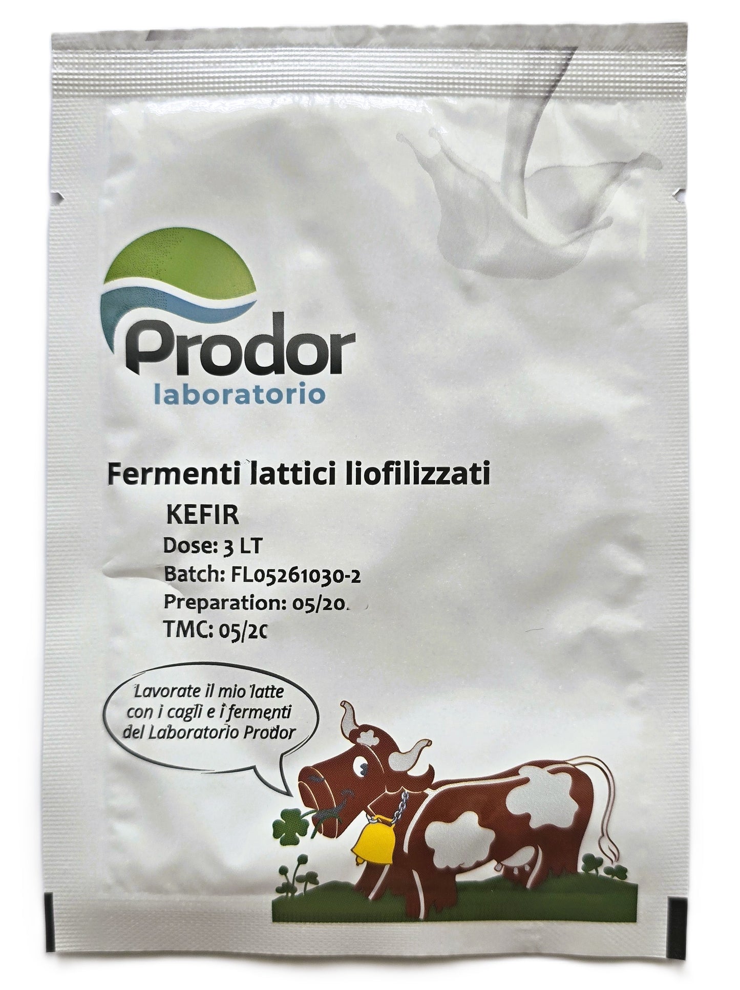 Kefir Starter Culture | Mesophilic & Thermophilic Blend with Yeasty Aroma & CO₂ Formation | Debaryomyces, Lactococcus, Leuconostoc, Streptococcus