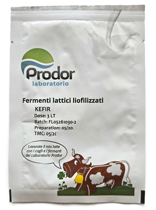 Kefir Starter Culture | Mesophilic & Thermophilic Blend with Yeasty Aroma & CO₂ Formation | Debaryomyces, Lactococcus, Leuconostoc, Streptococcus