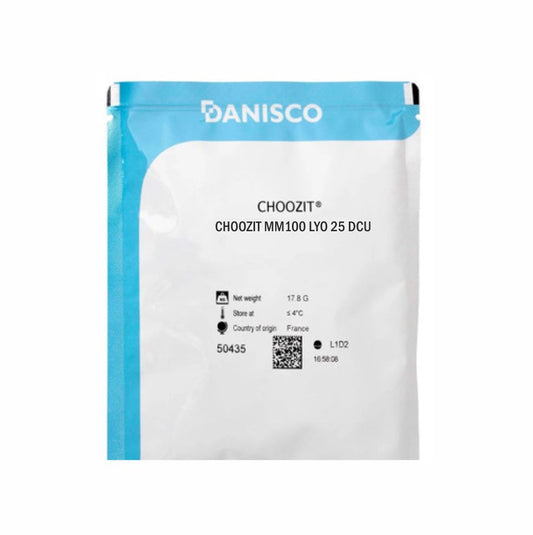 MM100 Mesophilic Culture 25 DCU |  Freeze‑Dried Direct‑Set DVI Starter Culture for Semi‑Soft & Fresh Cheeses